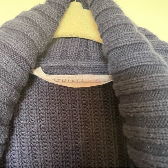 Athleta Peaceful Wrap StripeNavy Cardigan - Picture 7 of 7